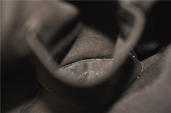 Authentic GUCCI Vintage Shoulder Tote Bag GG PVC Leather 141624 Brown 1180F