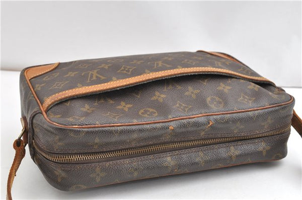 Authentic Louis Vuitton Monogram Trocadero 30 Shoulder Cross Bag M51272 LV 1180G