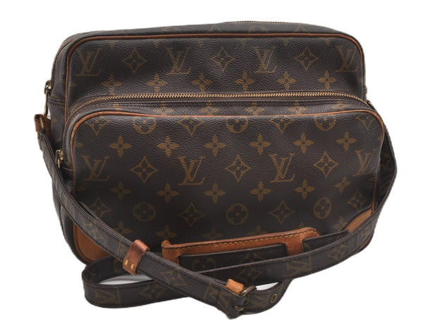 Authentic Louis Vuitton Monogram Nile Shoulder Cross Body Bag M45244 LV 1181G