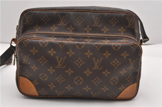 Authentic Louis Vuitton Monogram Nile Shoulder Cross Body Bag M45244 LV 1181G