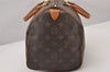 Authentic Louis Vuitton Monogram Speedy 30 Hand Boston Bag M41526 LV 1181I