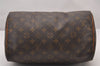 Authentic Louis Vuitton Monogram Speedy 30 Hand Boston Bag M41526 LV 1181I