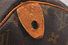 Authentic Louis Vuitton Monogram Speedy 30 Hand Boston Bag M41526 LV 1181I