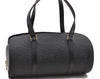 Authentic Louis Vuitton Epi Soufflot Black Hand Bag M52222 LV 1182D