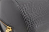 Authentic Louis Vuitton Epi Soufflot Black Hand Bag M52222 LV 1182D