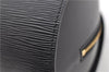 Authentic Louis Vuitton Epi Soufflot Black Hand Bag M52222 LV 1182D