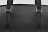 Authentic Louis Vuitton Epi Soufflot Black Hand Bag M52222 LV 1182D