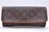 Authentic Louis Vuitton Monogram Pochette Twin GM Shoulder Bag M51852 LV 1182E