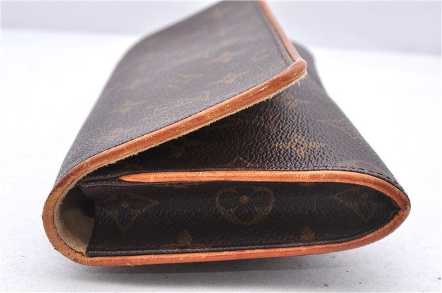 Authentic Louis Vuitton Monogram Pochette Twin GM Shoulder Bag M51852 LV 1182E