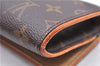 Authentic Louis Vuitton Monogram Pochette Twin GM Shoulder Bag M51852 LV 1182E