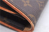 Authentic Louis Vuitton Monogram Pochette Twin GM Shoulder Bag M51852 LV 1182E