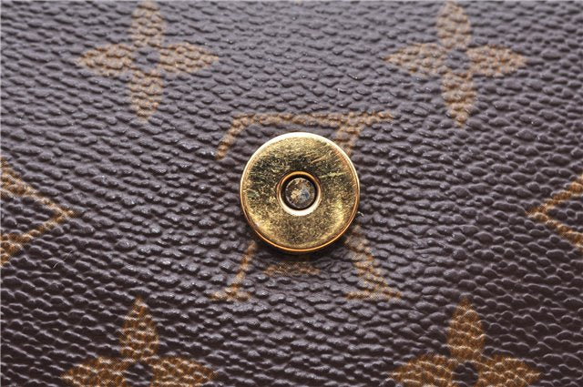 Authentic Louis Vuitton Monogram Pochette Twin GM Shoulder Bag M51852 LV 1182E