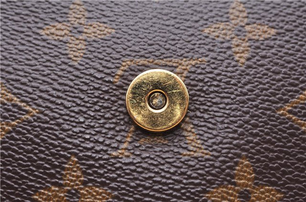 Authentic Louis Vuitton Monogram Pochette Twin GM Shoulder Bag M51852 LV 1182E