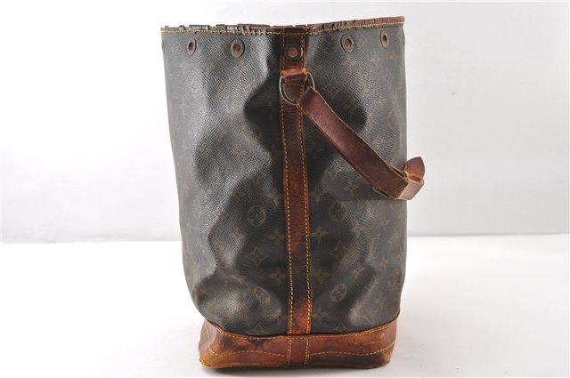 Authentic Louis Vuitton Monogram Noe Shoulder Drawstring Bag M42224 LV 1183G
