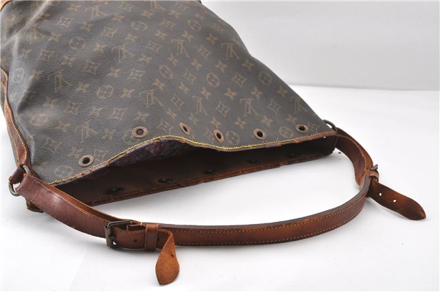 Authentic Louis Vuitton Monogram Noe Shoulder Drawstring Bag M42224 LV 1183G