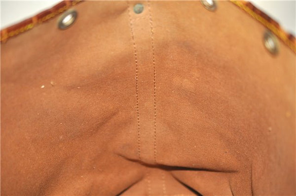 Authentic Louis Vuitton Monogram Noe Shoulder Drawstring Bag M42224 LV 1183G