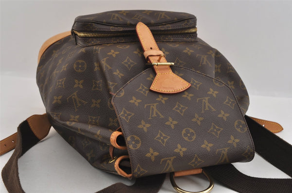Authentic Louis Vuitton Monogram Montsouris GM Backpack M51135 LV 1183I