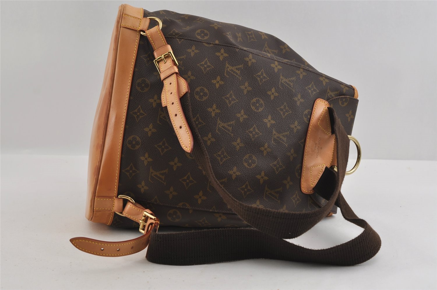 Authentic Louis Vuitton Monogram Montsouris GM Backpack M51135 LV 1183I