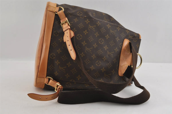 Authentic Louis Vuitton Monogram Montsouris GM Backpack M51135 LV 1183I