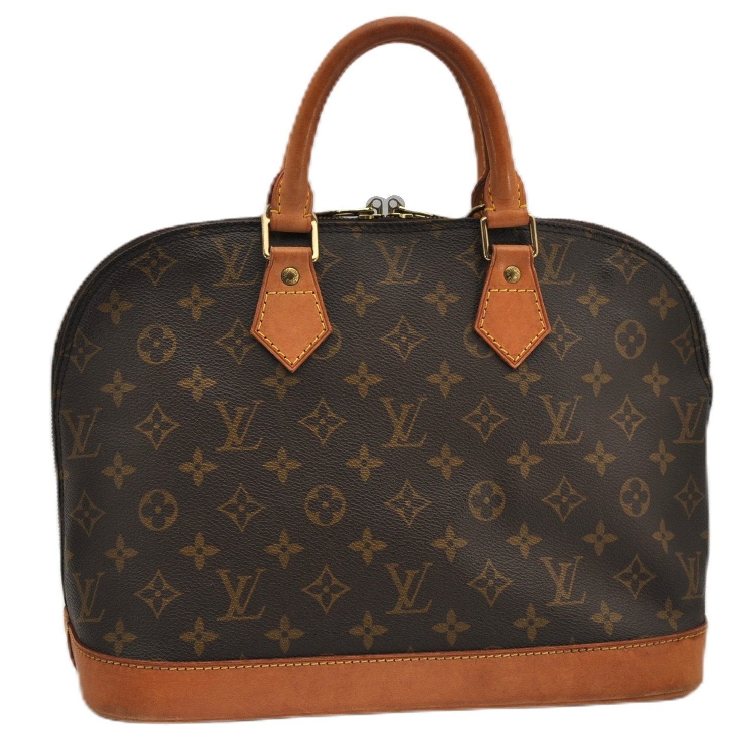 Authentic Louis Vuitton Monogram Alma Hand Bag Purse M51130 LV 1184F