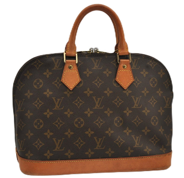 Authentic Louis Vuitton Monogram Alma Hand Bag Purse M51130 LV 1184F