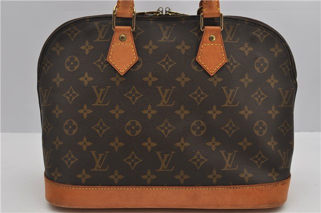 Authentic Louis Vuitton Monogram Alma Hand Bag Purse M51130 LV 1184F