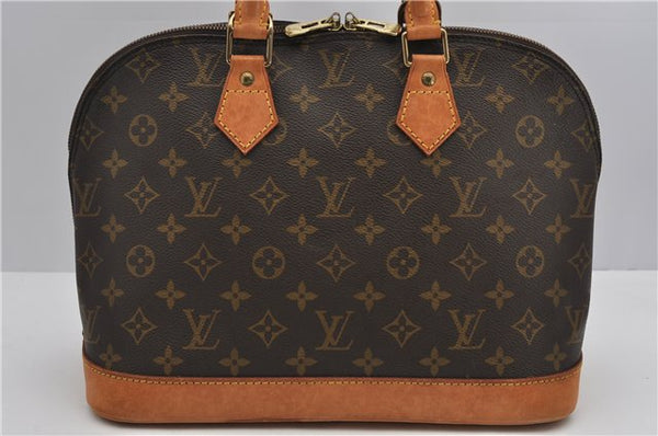 Authentic Louis Vuitton Monogram Alma Hand Bag Purse M51130 LV 1184F