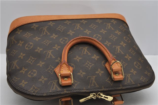 Authentic Louis Vuitton Monogram Alma Hand Bag Purse M51130 LV 1184F
