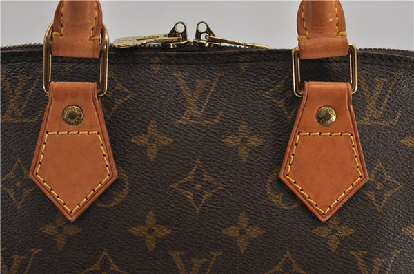 Authentic Louis Vuitton Monogram Alma Hand Bag Purse M51130 LV 1184F