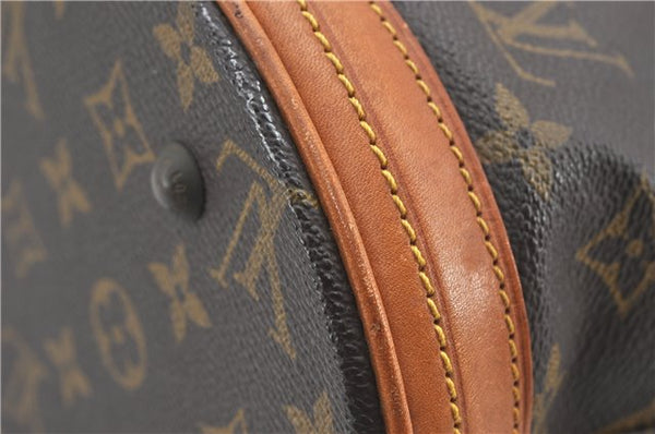 Authentic Louis Vuitton Monogram Bucket PM Shoulder Tote Bag Old Model LV 1184G