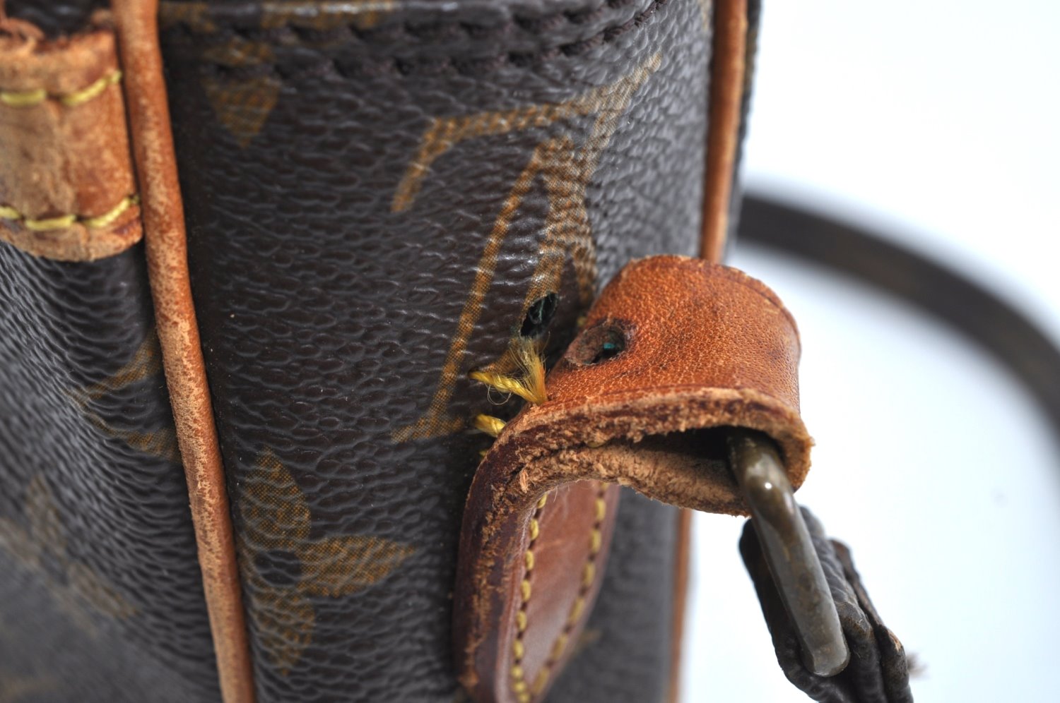 Authentic Louis Vuitton Monogram Danube Shoulder Cross Body Bag M45266 LV 1186G