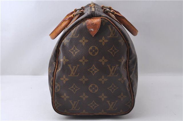 Authentic Louis Vuitton Monogram Speedy 30 Hand Bag Purse M41526 LV 1187D