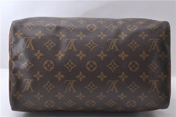 Authentic Louis Vuitton Monogram Speedy 30 Hand Bag Purse M41526 LV 1187D