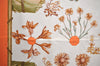 Authentic HERMES Carre 90 Scarf "Herbier de Gavarnie" Silk Orange 1189I