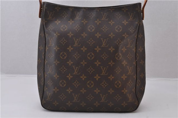 Authentic Louis Vuitton Monogram Looping GM Shoulder Bag M51145 LV 1190F