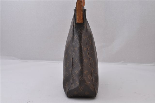 Authentic Louis Vuitton Monogram Looping GM Shoulder Bag M51145 LV 1190F