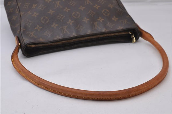 Authentic Louis Vuitton Monogram Looping GM Shoulder Bag M51145 LV 1190F
