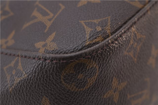 Authentic Louis Vuitton Monogram Looping GM Shoulder Bag M51145 LV 1190F