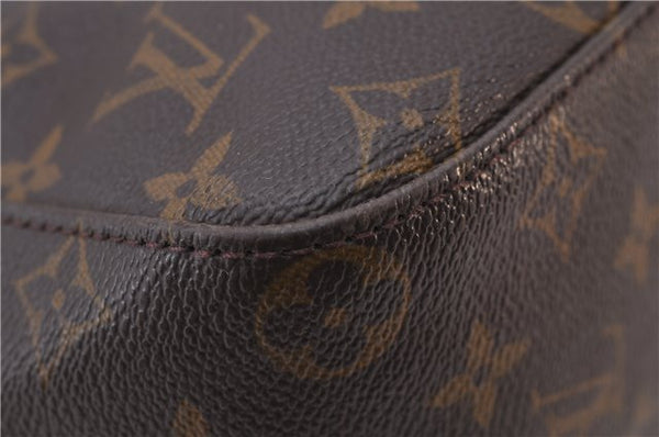 Authentic Louis Vuitton Monogram Looping GM Shoulder Bag M51145 LV 1190F