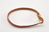 Auth Louis Vuitton Leather Strap For Pochette Accessoires Beige 13.8" LV 1190G