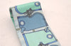 Authentic HERMES Twilly Scarf "Camails" Silk Light Blue Box 1190I