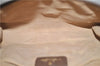 Authentic GUCCI Web Sherry Line Clutch Hand Bag Purse GG PVC Leather Brown 1191C