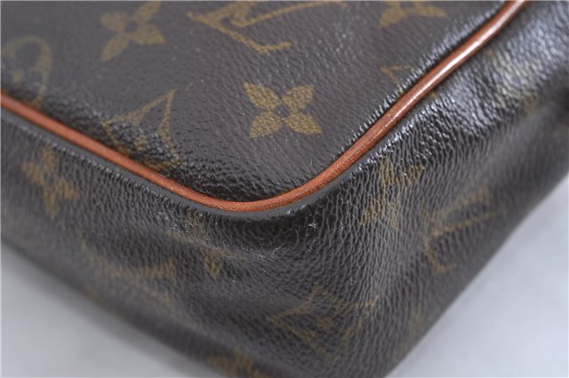 Auth Louis Vuitton Monogram Compiegne 23 Clutch Hand Bag M51847 LV 1192D