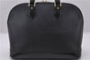 Authentic Louis Vuitton Epi Alma PM Hand Bag Black M40302 LV 1193F