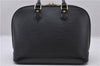 Authentic Louis Vuitton Epi Alma PM Hand Bag Black M40302 LV 1193F