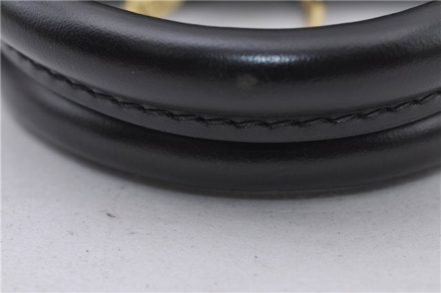 Authentic Louis Vuitton Epi Alma PM Hand Bag Black M40302 LV 1193F