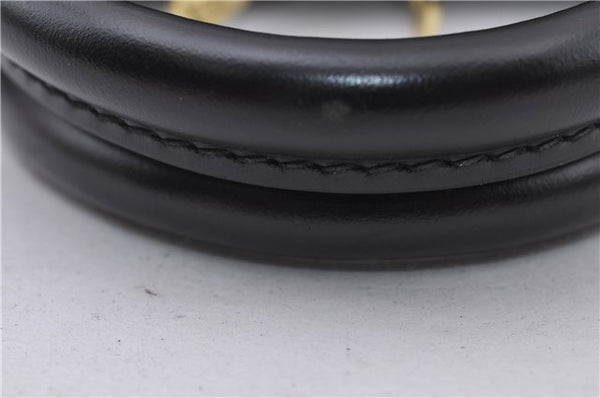 Authentic Louis Vuitton Epi Alma PM Hand Bag Black M40302 LV 1193F