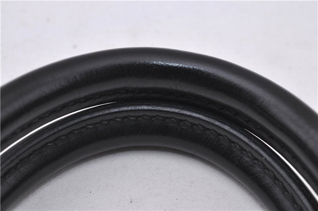 Authentic Louis Vuitton Epi Alma PM Hand Bag Black M40302 LV 1193F