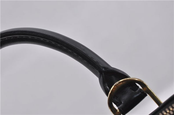 Authentic Louis Vuitton Epi Alma PM Hand Bag Black M40302 LV 1193F