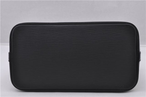 Authentic Louis Vuitton Epi Alma PM Hand Bag Black M40302 LV 1193F
